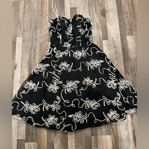 Masquerade Floral Lace Dress